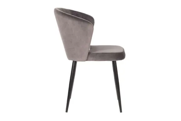 Outlet Eetkamerstoel Grijs UK-30.397 Wave Eetkamerstoelen