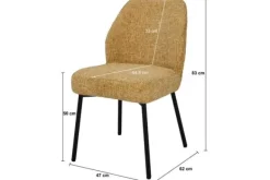Outlet Eetkamerstoel Honey Tess Eetkamerstoelen