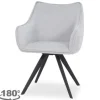 Online Eetkamerstoel Light Grey Riviera Eetkamerstoelen