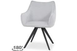 Online Eetkamerstoel Light Grey Riviera Eetkamerstoelen