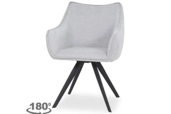 Online Eetkamerstoel Light Grey Riviera Eetkamerstoelen
