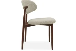Outlet Eetkamerstoel Lodge Shiitake 124 Manto Eetkamerstoelen