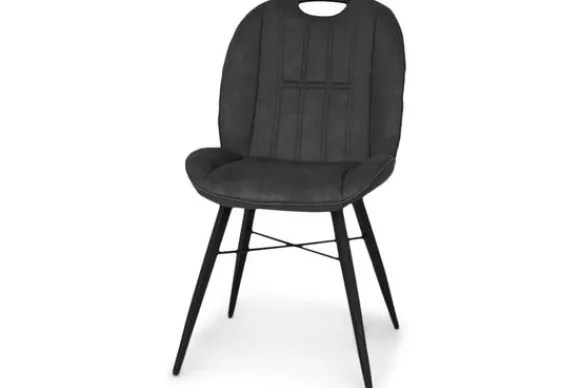 Online Eetkamerstoel Luxor Antraciet Eva Eetkamerstoelen