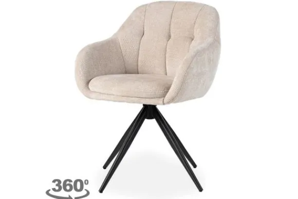Outlet Eetkamerstoel Naturel FE-92.000 Esma Eetkamerstoelen
