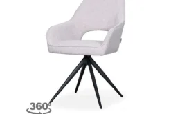 Outlet Eetkamerstoel Naturel HU-77.020 Finley Eetkamerstoelen