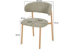 Best Eetkamerstoel Oak Micah Eetkamerstoelen