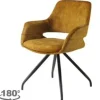 Best Eetkamerstoel Oker Velvet Capp Eetkamerstoelen