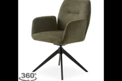Eetkamerstoel Olive Green Nebula Eetkamerstoelen