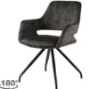 Outlet Eetkamerstoel Olive Velvet Capp Eetkamerstoelen
