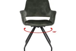 Outlet Eetkamerstoel Olive Velvet Capp Eetkamerstoelen