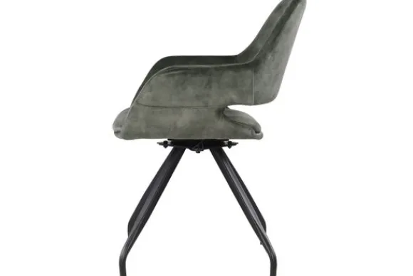 Outlet Eetkamerstoel Olive Velvet Capp Eetkamerstoelen