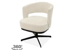 New Eetkamerstoel Puente Cremé Wit Verto Eetkamerstoelen