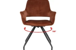 Sale Eetkamerstoel Rust Velvet Capp Eetkamerstoelen