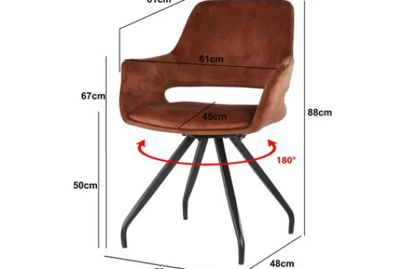 Sale Eetkamerstoel Rust Velvet Capp Eetkamerstoelen