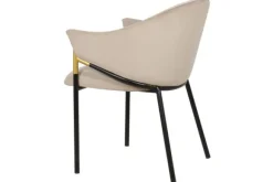 Outlet Eetkamerstoel S4578 Khaki Velvet Eetkamerstoelen
