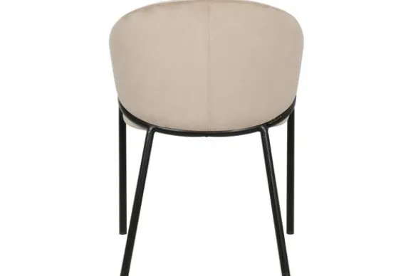 Outlet Eetkamerstoel S4578 Khaki Velvet Eetkamerstoelen