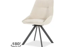 Clearance Eetkamerstoel Taupe 240092 Bliss II Eetkamerstoelen
