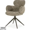 Eetkamerstoel Taupe 96503 Darcio Eetkamerstoelen