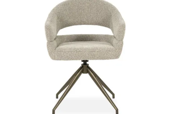 Discount Eetkamerstoel Taupe 96457 Hailey Eetkamerstoelen