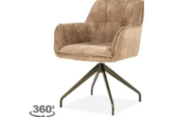 Clearance Eetkamerstoel Taupe 96459 Hugo Eetkamerstoelen
