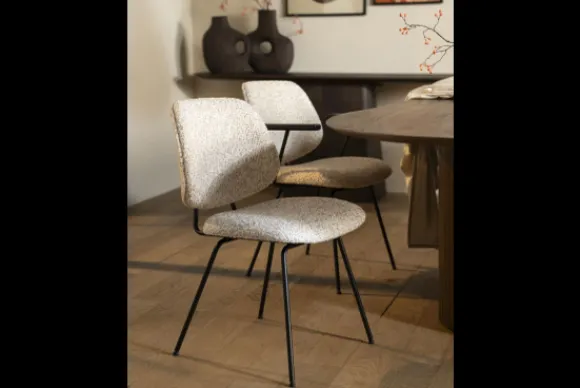 Sale Eetkamerstoel Taupe 95990 Jon Eetkamerstoelen