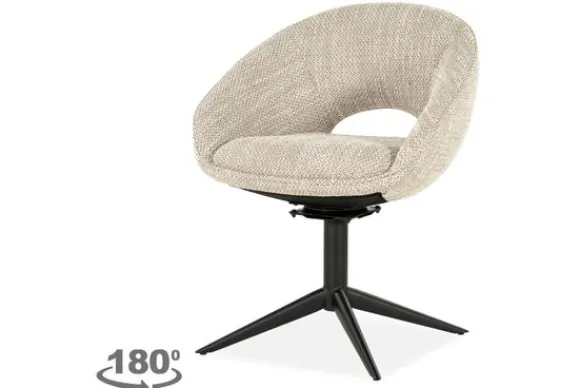 Sale Eetkamerstoel Taupe 96455 Nol Eetkamerstoelen