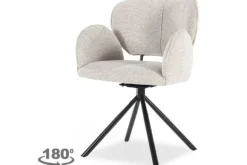 Sale Eetkamerstoel Taupe 96120 Rosalin Eetkamerstoelen