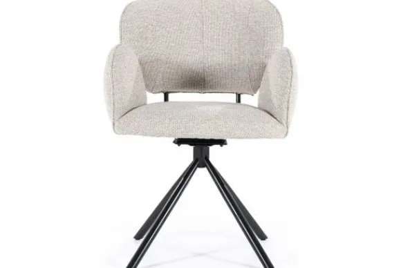 Sale Eetkamerstoel Taupe 96120 Rosalin Eetkamerstoelen