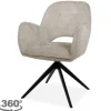 New Eetkamerstoel Taupe Alicia Eetkamerstoelen