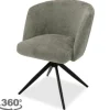 Online Eetkamerstoel Taupe Cuvio Eetkamerstoelen