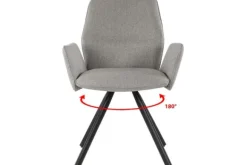 Hot Eetkamerstoel Taupe Diana Eetkamerstoelen