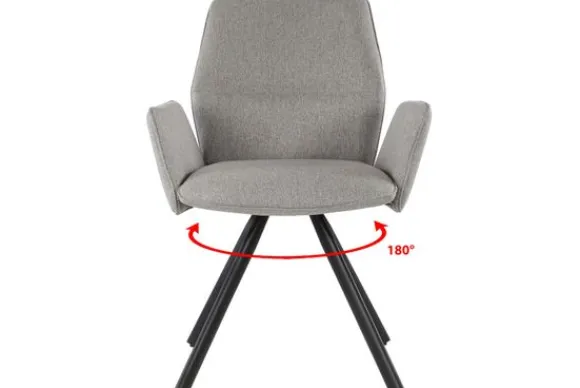 Hot Eetkamerstoel Taupe Diana Eetkamerstoelen