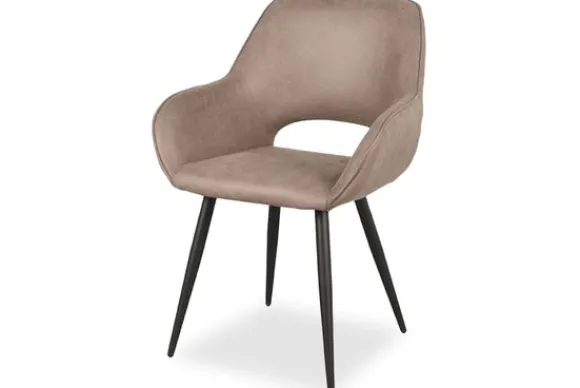 Clearance Eetkamerstoel Taupe IH-50.222 Fer Eetkamerstoelen