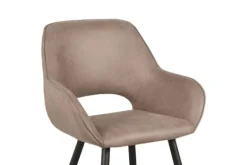 Clearance Eetkamerstoel Taupe IH-50.222 Fer Eetkamerstoelen