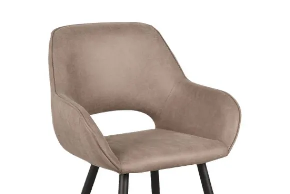 Clearance Eetkamerstoel Taupe IH-50.222 Fer Eetkamerstoelen