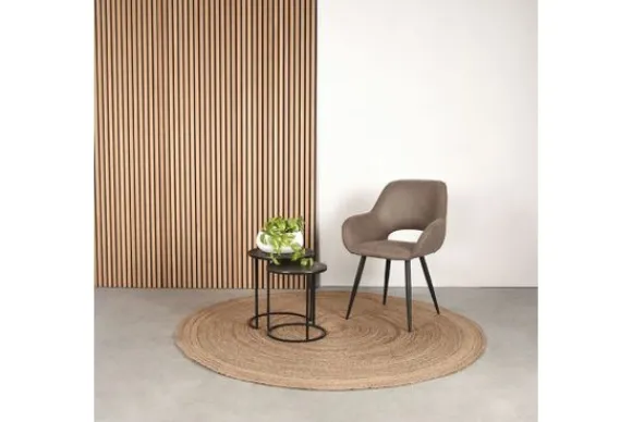 Clearance Eetkamerstoel Taupe IH-50.222 Fer Eetkamerstoelen
