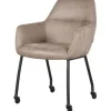 New Eetkamerstoel Taupe IH-50.198 Lenny Eetkamerstoelen