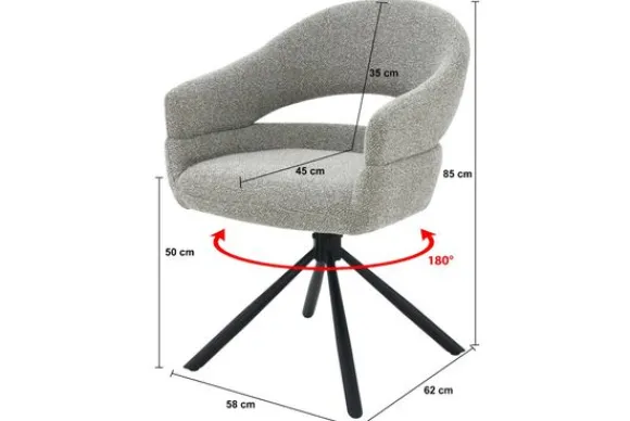 Discount Eetkamerstoel Taupe Linn Eetkamerstoelen