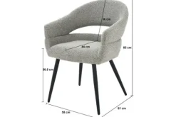 Best Eetkamerstoel Taupe Megan Eetkamerstoelen