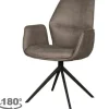 Eetkamerstoel Taupe Micro Suede DX-74.012 Mellow Eetkamerstoelen