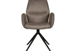 Eetkamerstoel Taupe Micro Suede DX-74.012 Mellow Eetkamerstoelen