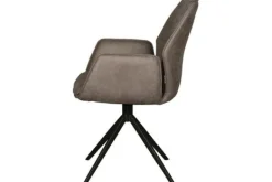 Eetkamerstoel Taupe Micro Suede DX-74.012 Mellow Eetkamerstoelen