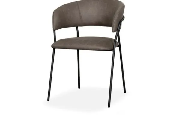 Sale Eetkamerstoel Taupe YN-83.015 Luuk Eetkamerstoelen