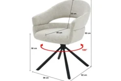 New Eetkamerstoel Toffee Linn Eetkamerstoelen