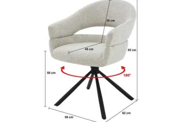 New Eetkamerstoel Toffee Linn Eetkamerstoelen