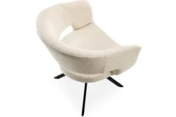 Eetkamerstoel Tyler Cream - zwart Ekoda Eetkamerstoelen