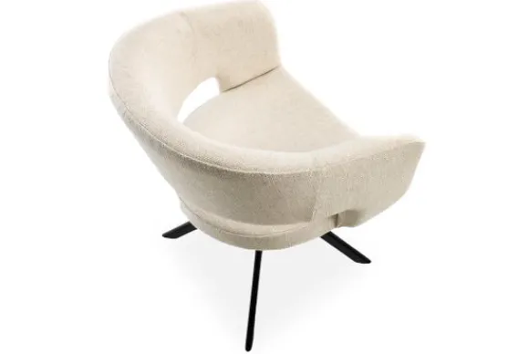 Eetkamerstoel Tyler Cream - zwart Ekoda Eetkamerstoelen
