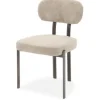 Clearance Eetkamerstoel Wave Beige - Anodic Brown Ravon Eetkamerstoelen