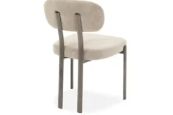 Clearance Eetkamerstoel Wave Beige - Anodic Brown Ravon Eetkamerstoelen