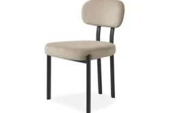 Eetkamerstoel Wave Beige - Black Ravon Eetkamerstoelen